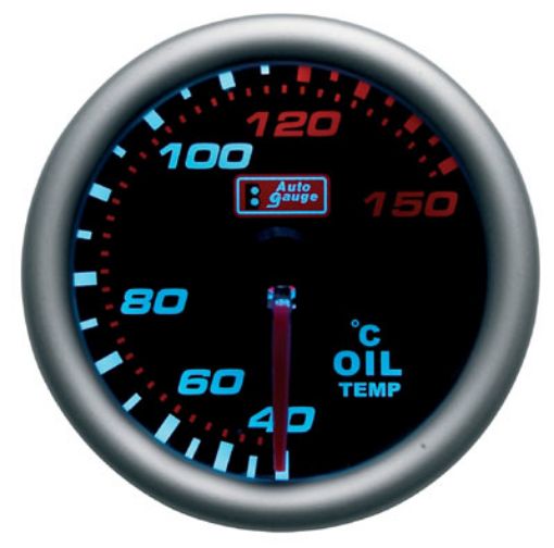 Bild på Autogauge Oil Temp Gauge - Smoke