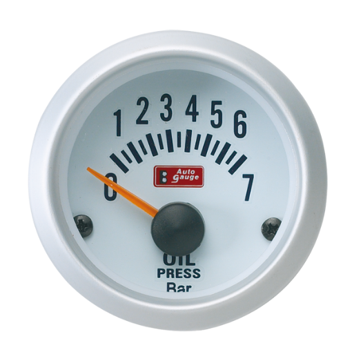 Bild på Autogauge Oil Pressure Gauge - White