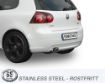 Bild på Simons catback avgassystem Audi A3 8P/VW Golf 5/Golf 6 2x80 mm