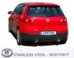 Bild på Simons catback avgassystem Audi A3 8P/SEAT Altea/VW Golf 5/VW Golf 6 2x100 mm