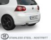 Bild på Simons catback avgassystem Audi A3 8P/SEAT Altea/VW Golf 5/Golf 6 2x80 mm