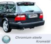 Bild på Simons catback avgassystem Saab 9-5 Turbo/Aero 2004-2010 1x90/120 mm