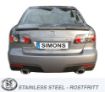 Bild på Simons catback avgassystem Mazda 6 MPS 2.3 Turbo