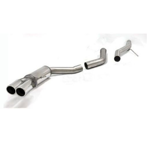 Bild på Simons catback avgassystem Audi A4 B8/A5 B8 2.0 TDI 2x80 mm