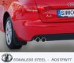 Bild på Simons catback avgassystem Audi A4 B8/A5 B8 2.0 TDI 2x80 mm