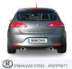 Bild på Simons catback avgassystem SEAT Leon 1P 2.0 TFSI/TSI & Cupra/Cupra R 2x90/140 mm