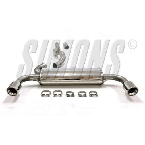 Bild på Simons catback avgassystem BMW F34 GT 318d/320d 2x90 mm