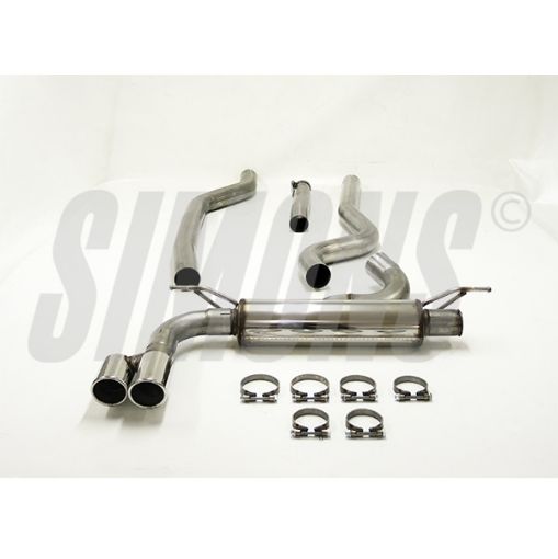 Bild på Simons catback avgassystem BMW F34 GT 318d/320d 2x80 mm
