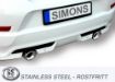 Bild på Simons catback avgassystem Volvo C30 T5 Facelift