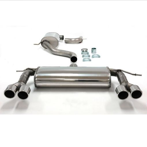 Bild på Simons catback avgassystem Audi A3 8PA Sportback 1.4 TFSI/2.0 TFSI 4x80 mm