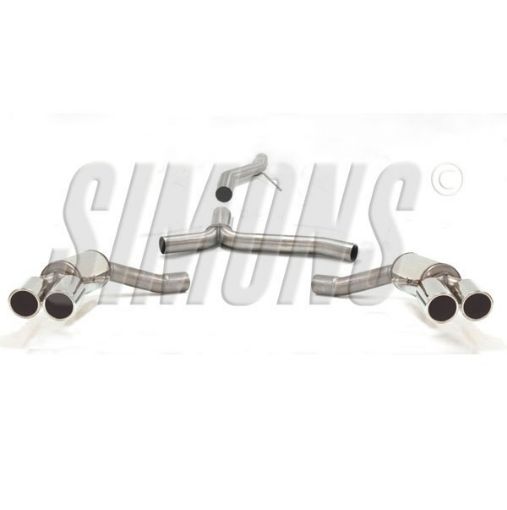 Bild på Simons catback avgassystem Audi A4 B8/Audi A5 2.0 TDI