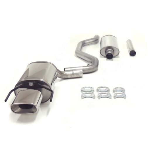 Bild på Simons catback avgassystem Saab 9-3 1.8T/2.0T/Aero 58L 85/150 mm