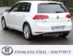 Bild på Simons catback avgassystem VW Golf 7 1.2 TSI/1.4 TSI 2x80 mm