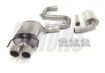 Bild på Simons catback avgassystem Saab 9-3 1.8T/2.0T/Aero 61L 2x80 mm