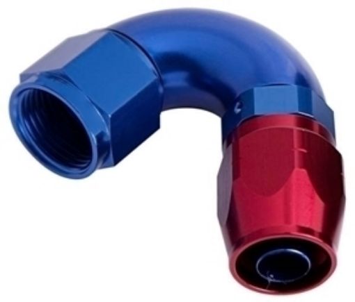 Bild på 120gr. PTFE AN-montering - Röd / blå - High Flow