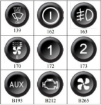 Bild på ECUmaster knapp till CANbus-panel