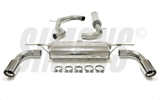 Bild på Simons catback avgassystem SEAT Leon 5F Cupra 2WD 2x100 mm