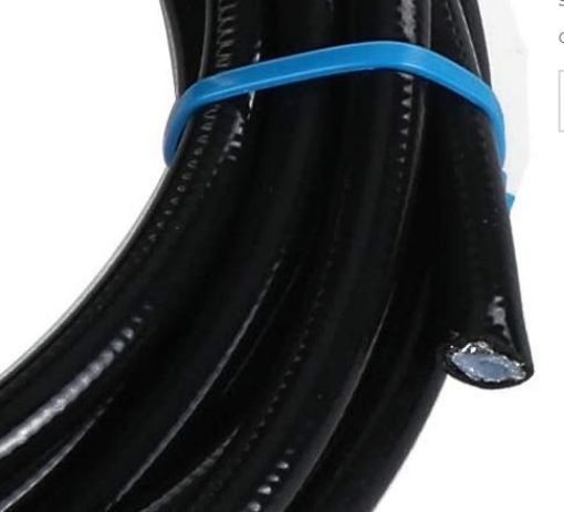 Bild på AN3 - PTFE nylonförstärkt slang - svart PVC