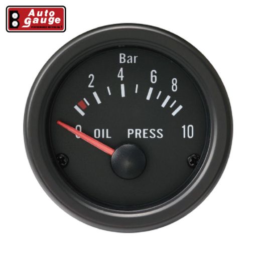 Bild på Autogauge Oil Pressure Gauge - Svart