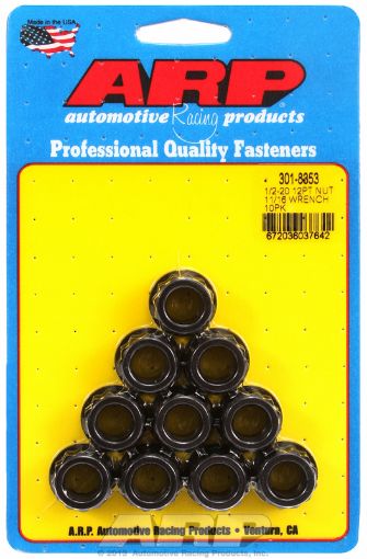 Bild på ARP Nut Kit 1/2-20 11/16 Socket 12PT 10 Pack