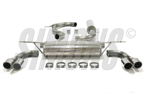 Bild på Simons catback avgassystem SEAT Leon 5F Cupra 2WD 4x80 mm
