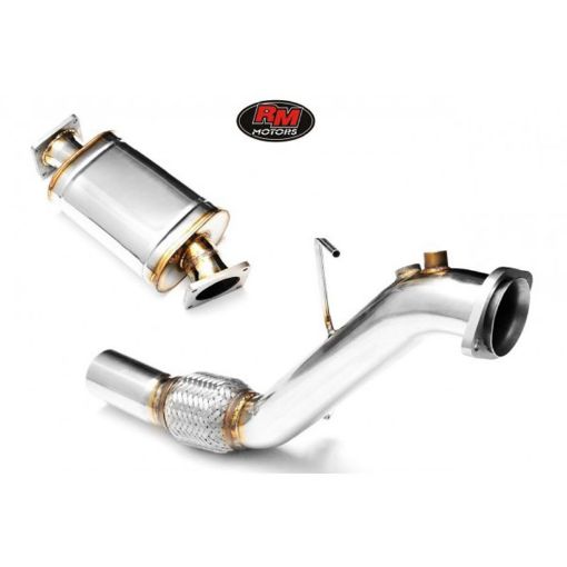 Bild på Downpipe BMW E60, E61 - M57N - 525d, 530d - with silencer