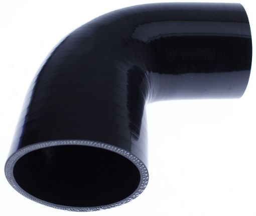 Bild på 90-graders silikonbock - svart 2,25 "- 57 mm.