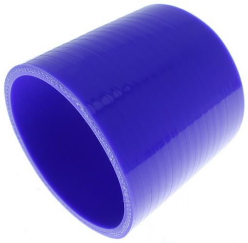 Bild på Rak silikonslang - Blå 3 "- 76mm.