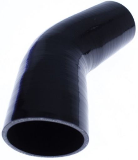 Bild på 45-graders silikonbock - svart 1,5 "- 38 mm.
