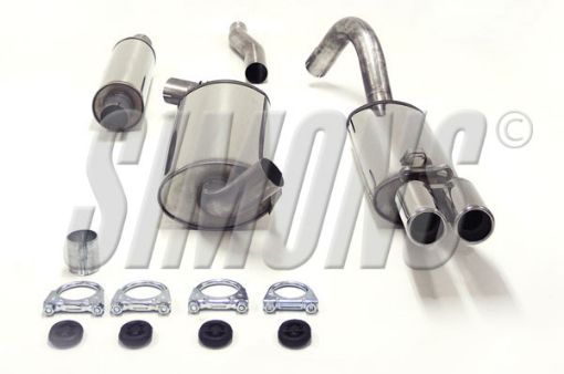 Bild på Simons catback avgassystem Audi 80/90/Coupé Type 89