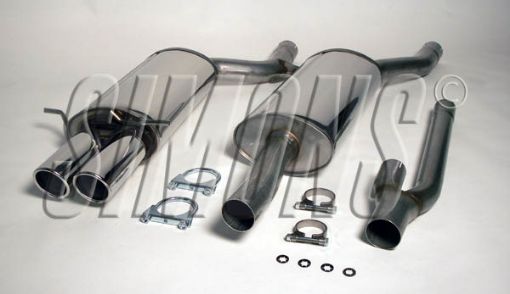 Bild på Simons catback avgassystem Audi A4 B5 Quattro Sedan/Avant 2.4/2.5 TDI/2.6/2.8