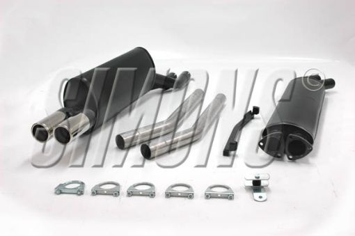 Bild på Simons catback avgassystem BMW 520i/525i/528i/628CSi
