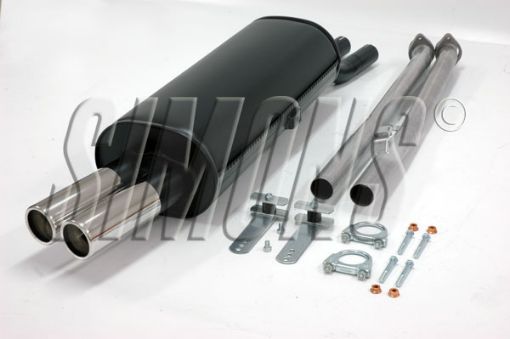 Bild på Simons catback avgassystem BMW E30 320i/325i/325iX