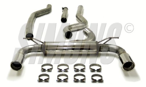 Bild på Simons catback avgassystem BMW 316d/318d/320d/420d F30-F36 2x90 mm