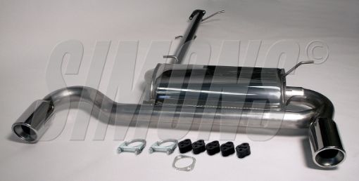 Bild på Simons catback avgassystem Mazda MX-5 NA 1.6i/1.8i 1989–1996