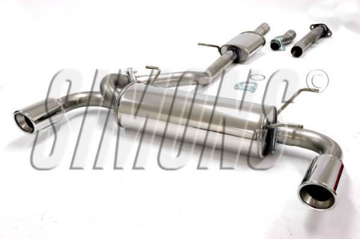 Bild på Simons catback avgassystem Mazda MX-5 NB 1.6/1.8 1998–2005 2x100 mm