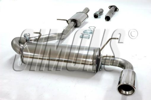 Bild på Simons catback avgassystem Mazda MX-5 NB 1.6/1.8 1998–2005 1x100 mm