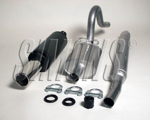 Bild på Simons catback avgassystem Opel Ascona B/Manta B Combicoupé/Hatchback utan downpipe