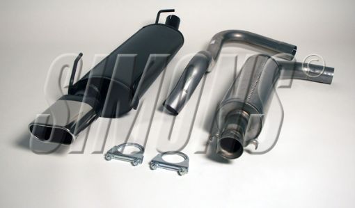 Bild på Simons catback avgassystem Saab 9-3 2.0T Coupé/Cabrio