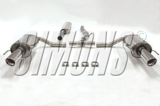 Bild på Simons catback avgassystem Saab 9-3/9-3X 2.0T/2.8T XWD