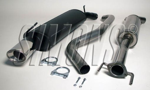 Bild på Simons catback avgassystem Saab 9-5 Turbo/Aero 1998-2003