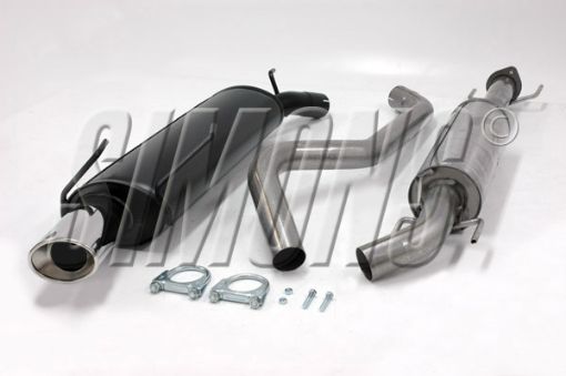 Bild på Simons catback avgassystem Saab 9-5 Turbo 2.0/2.3 2002-2010