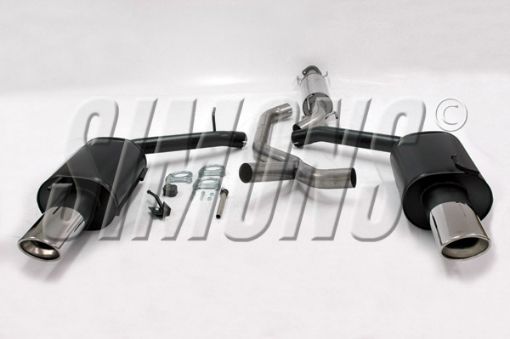Bild på Simons catback avgassystem Saab 9-5 Turbo/Aero 2004-2010 2x90/120 mm