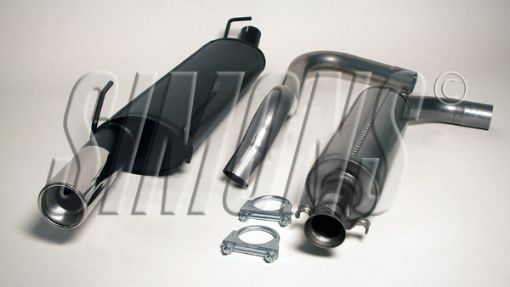 Bild på Simons catback avgassystem Saab 900i 2.0/2.3