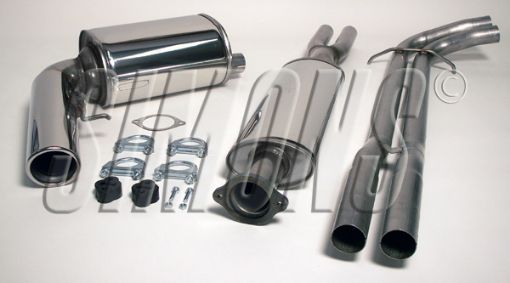 Bild på Simons catback avgassystem Volvo S60 Turbo AWD