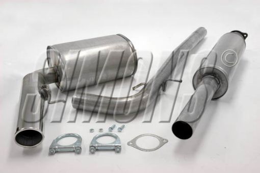 Bild på Simons catback avgassystem Volvo S80 2.4/2.4TD