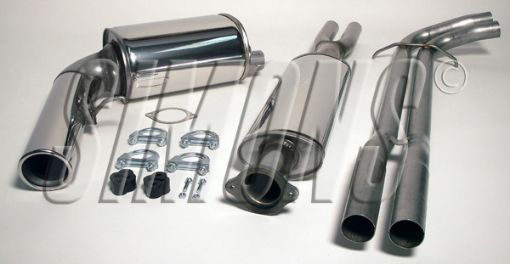 Bild på Simons catback avgassystem Volvo XC70/XC turbo/diesel 2000-2007
