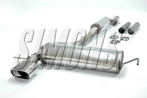 Bild på Simons catback avgassystem VW Golf 4 V6 4Motion/Syncro