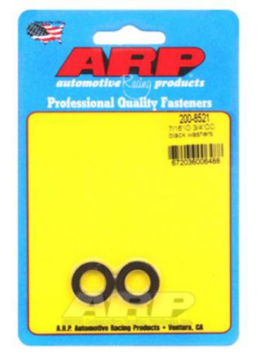 Bild på ARP 7/16in ID 3/4inOD Black Washer (Pack of 2)