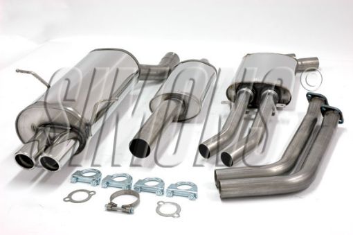 Bild på Simons catback avgassystem BMW M52 E46 320i/323i/328i